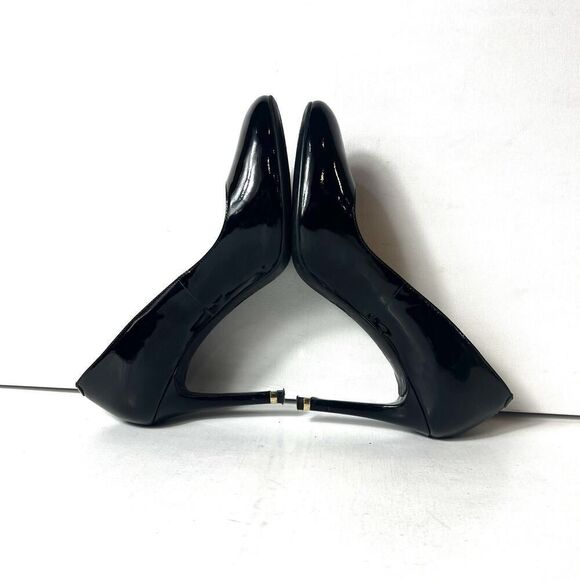 MICHAEL Michael Kors Womens 8M Pumps Black Patent Leather Slip On Stiletto Heels - Picture 6 of 11